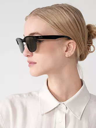 RAY BAN | Lunettes de soleil CLUBMASTER REVERSE 0RBR0504S/54 | schwarz